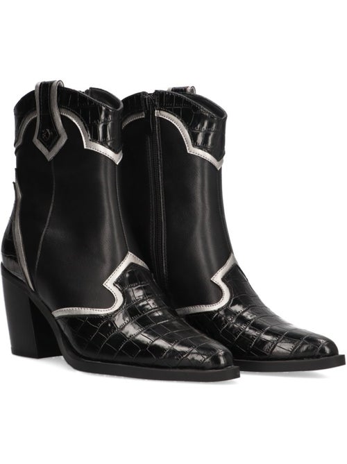 Botin campero mujer tacón alto - etika - Kiabi