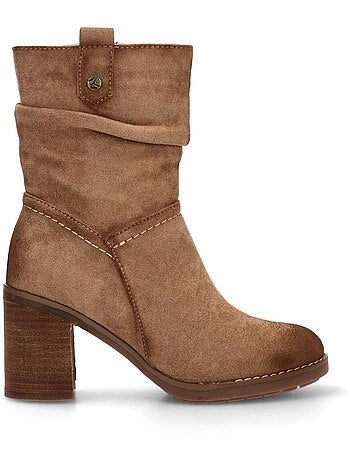 Botin Campero Mujer Tacón Alto - Etika