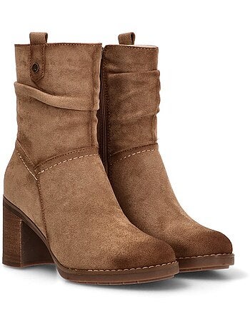 Botin Campero Mujer Tacón Alto - Etika