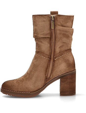 Botin Campero Mujer Tacón Alto - Etika