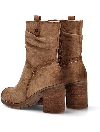 Botin Campero Mujer Tacón Alto - Etika