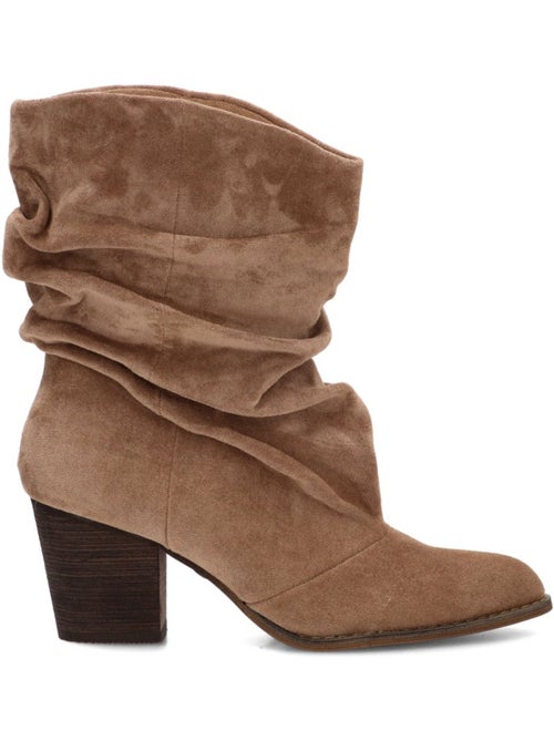 Botin campero mujer tacón alto - luna collection - Kiabi