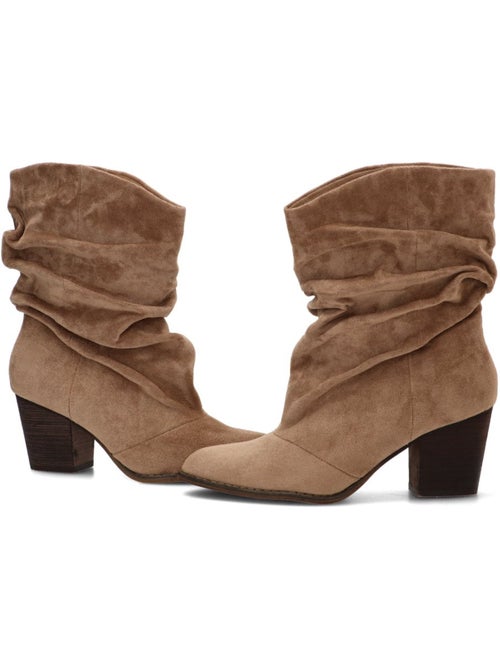 Botin campero mujer tacón alto - luna collection - Kiabi