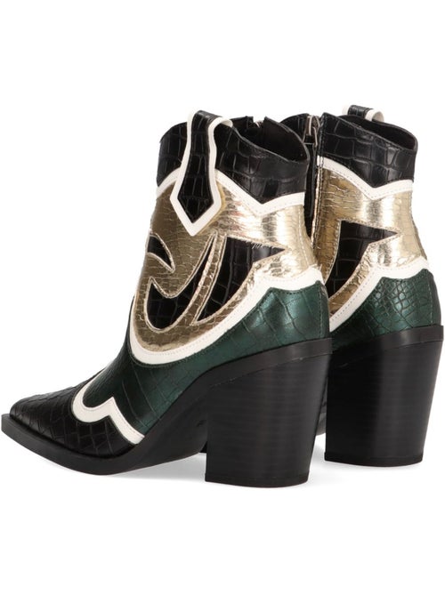 Botin campero mujer tacón alto - luna trend - Kiabi