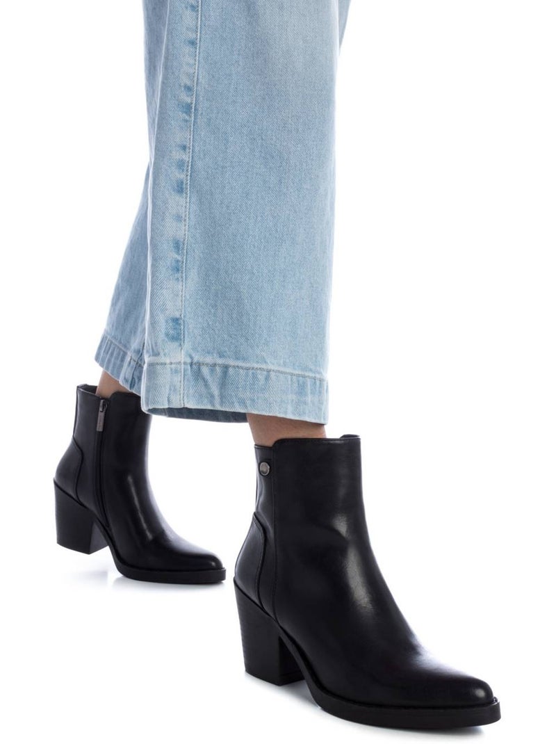 Botin campero mujer tacón alto - refresh Negro - Kiabi