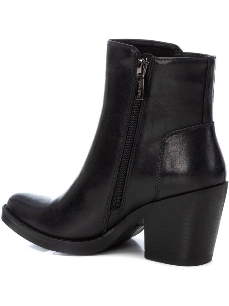 Botin campero mujer tacón alto - refresh Negro - Kiabi