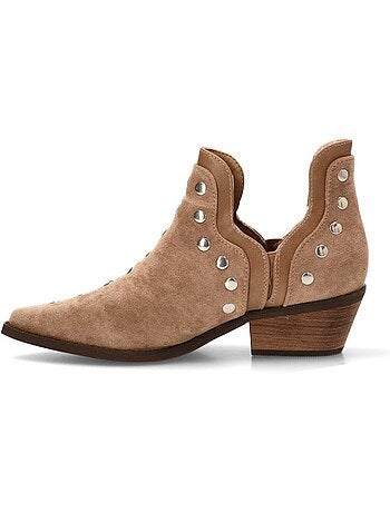 Botin Campero Mujer Tacón Medio - Buonarotti