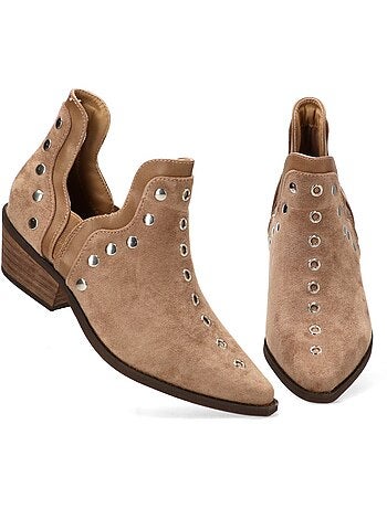 Botin Campero Mujer Tacón Medio - Buonarotti