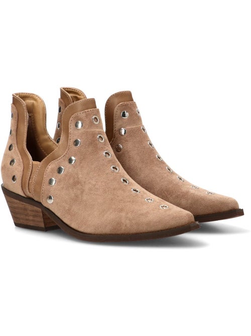 Botin Campero Mujer Tacón Medio - Buonarotti - Kiabi Botin Campero Mujer Tacón Medio - Buonarotti - Kiabi