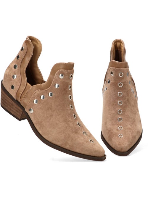 Botin Campero Mujer Tacón Medio - Buonarotti - Kiabi Botin Campero Mujer Tacón Medio - Buonarotti - Kiabi