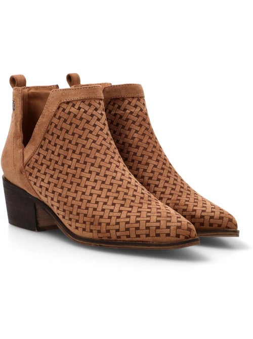 Botin Campero Mujer Tacón Medio - Buonarotti - Kiabi