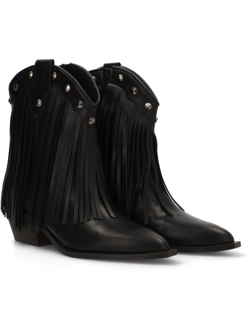 Botin campero mujer tacón medio - corina Negro - Kiabi