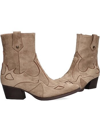 Botin Campero Mujer Tacón Medio - Etika