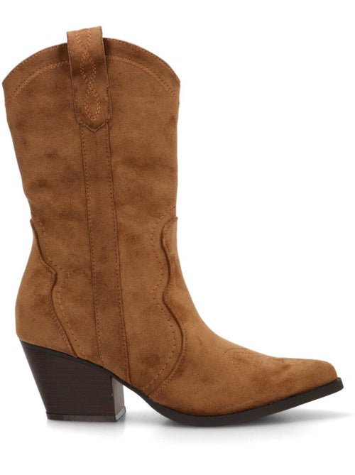 Botin campero mujer tacón medio - etika - Kiabi Botin campero mujer tacón medio - etika - Kiabi