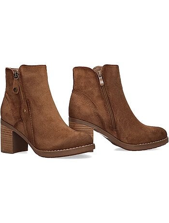 Botin Campero Mujer Tacón Medio - Etika