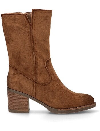Botin Campero Mujer Tacón Medio - Etika