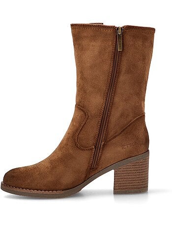 Botin Campero Mujer Tacón Medio - Etika