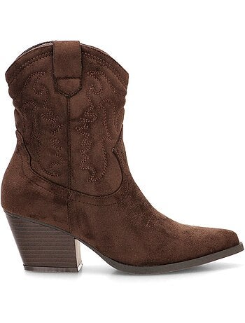 Botin campero mujer tacón medio - etika