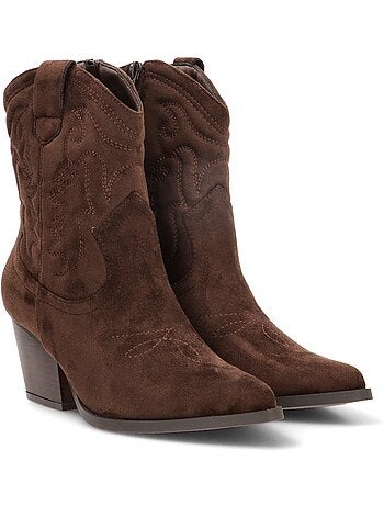 Botin campero mujer tacón medio - etika