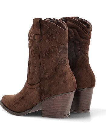 Botin campero mujer tacón medio - etika