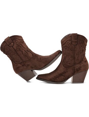 Botin campero mujer tacón medio - etika