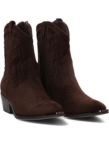 Botin campero mujer tacón medio - etika