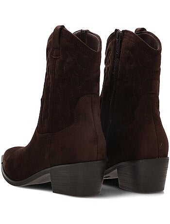 Botin campero mujer tacón medio - etika