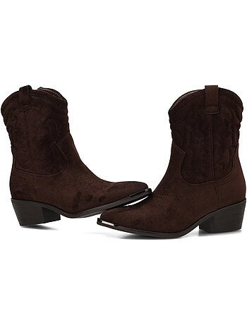 Botin campero mujer tacón medio - etika