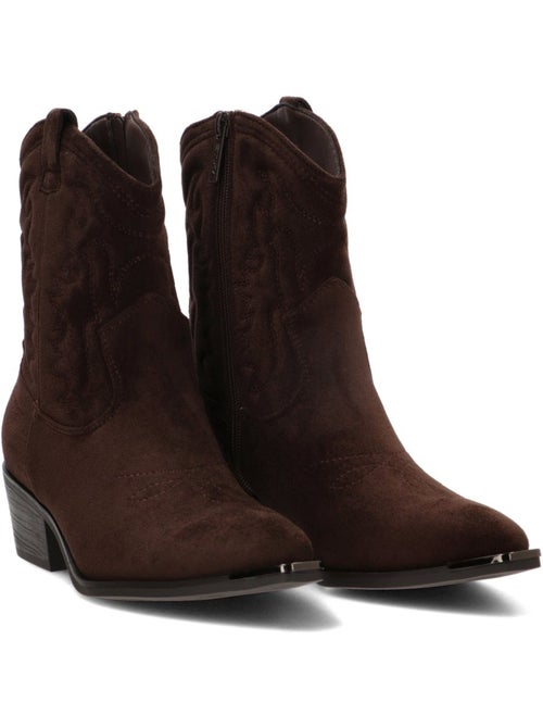 Botin campero mujer tacón medio - etika - Kiabi Botin campero mujer tacón medio - etika - Kiabi