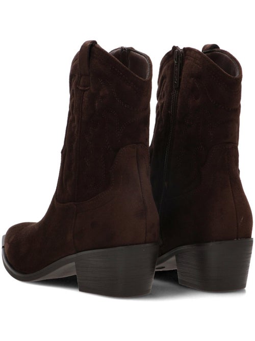 Botin campero mujer tacón medio - etika - Kiabi Botin campero mujer tacón medio - etika - Kiabi