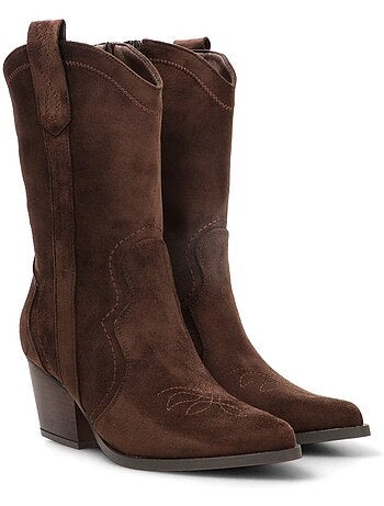 Botin campero mujer tacón medio - etika