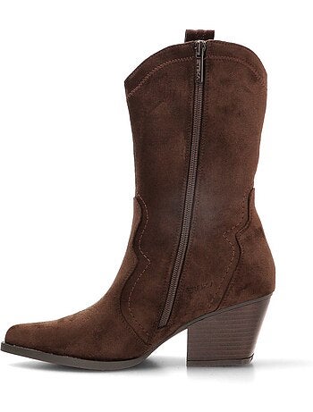 Botin campero mujer tacón medio - etika