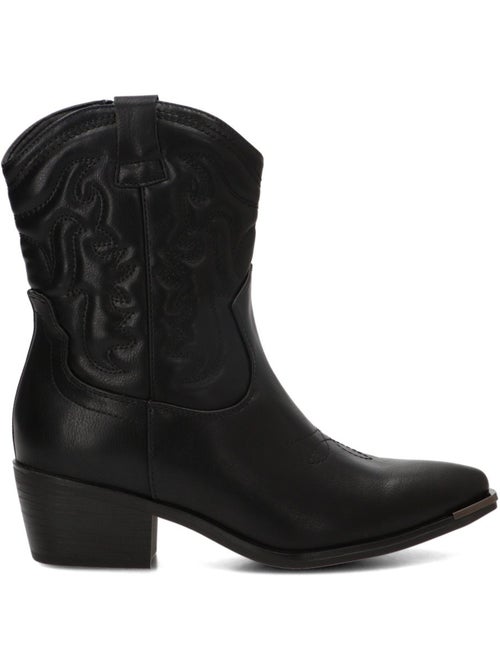 Botin campero mujer tacón medio - etika - Kiabi Botin campero mujer tacón medio - etika - Kiabi