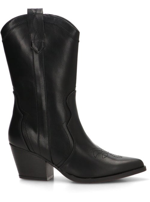 Botin campero mujer tacón medio - etika - Kiabi Botin campero mujer tacón medio - etika - Kiabi