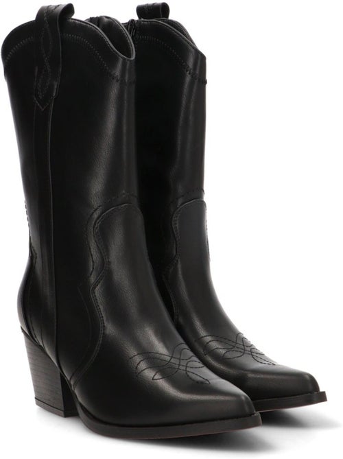 Botin campero mujer tacón medio - etika - Kiabi Botin campero mujer tacón medio - etika - Kiabi