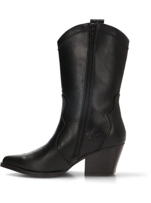 Botin campero mujer tacón medio - etika - Kiabi Botin campero mujer tacón medio - etika - Kiabi