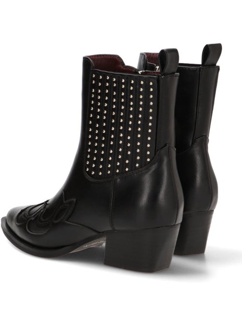 Botin Campero Mujer Tacón Medio - Etika - Kiabi Botin Campero Mujer Tacón Medio - Etika - Kiabi