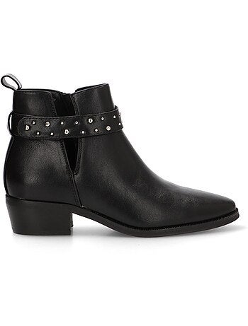 Botin Campero Mujer Tacón Medio - Etika