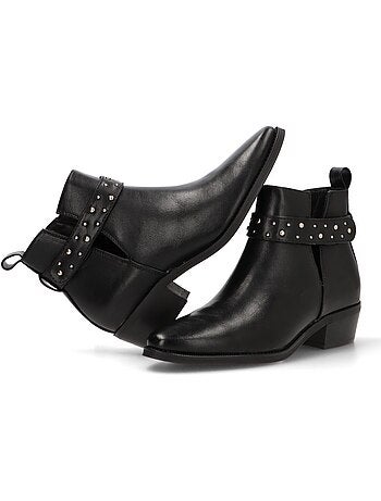 Botin Campero Mujer Tacón Medio - Etika
