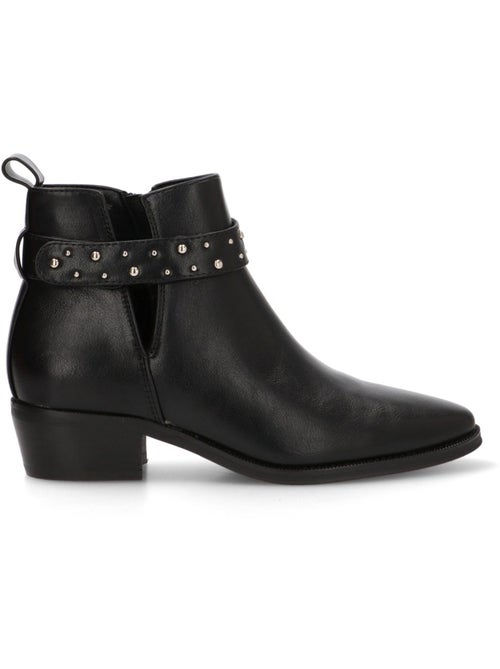 Botin Campero Mujer Tacón Medio - Etika - Kiabi
