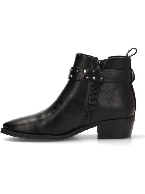Botin Campero Mujer Tacón Medio - Etika - Kiabi