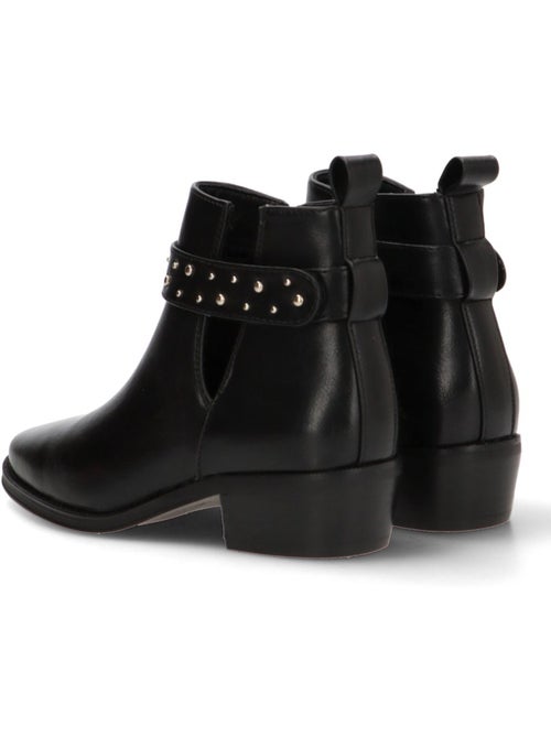 Botin Campero Mujer Tacón Medio - Etika - Kiabi