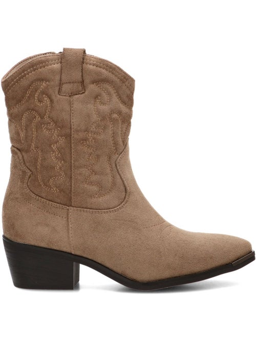 Botin campero mujer tacón medio - etika - Kiabi Botin campero mujer tacón medio - etika - Kiabi