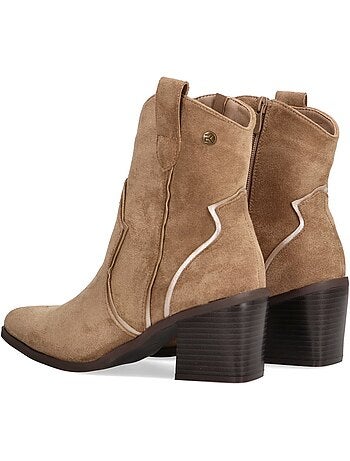 Botin campero mujer tacón medio - etika