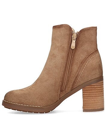 Botin Campero Mujer Tacón Medio - Etika