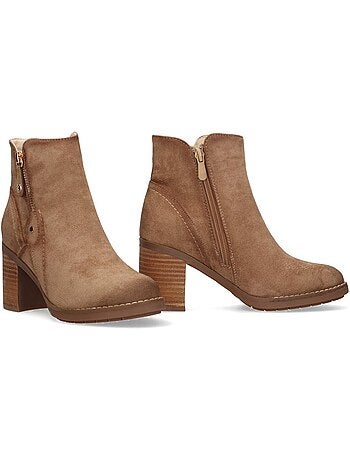 Botin Campero Mujer Tacón Medio - Etika