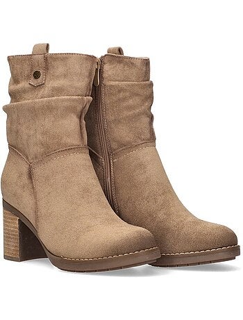 Botin Campero Mujer Tacón Medio - Etika