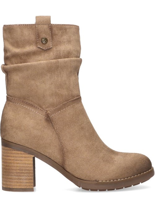 Botin Campero Mujer Tacón Medio - Etika - Kiabi