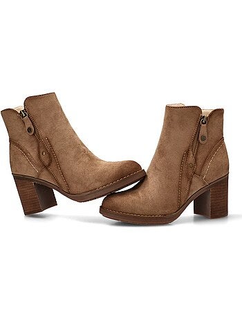 Botin Campero Mujer Tacón Medio - Etika
