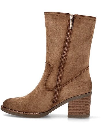 Botin Campero Mujer Tacón Medio - Etika